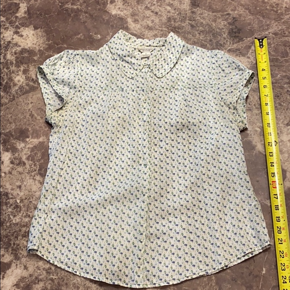 American Eagle light button down.